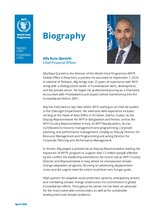 Chief Financial Officer a.i. - Ally-Raza Qureshi