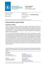 Annual Evaluation Report 2025