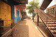 An abandoned street market in Bissau during COVID-19 lockdown in 2020. Credit: Renata Lobo/WFP