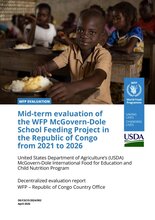 Republic of Congo, Evaluation of WFP McGovern-Dole Funded School Feeding Programme 2021-2026